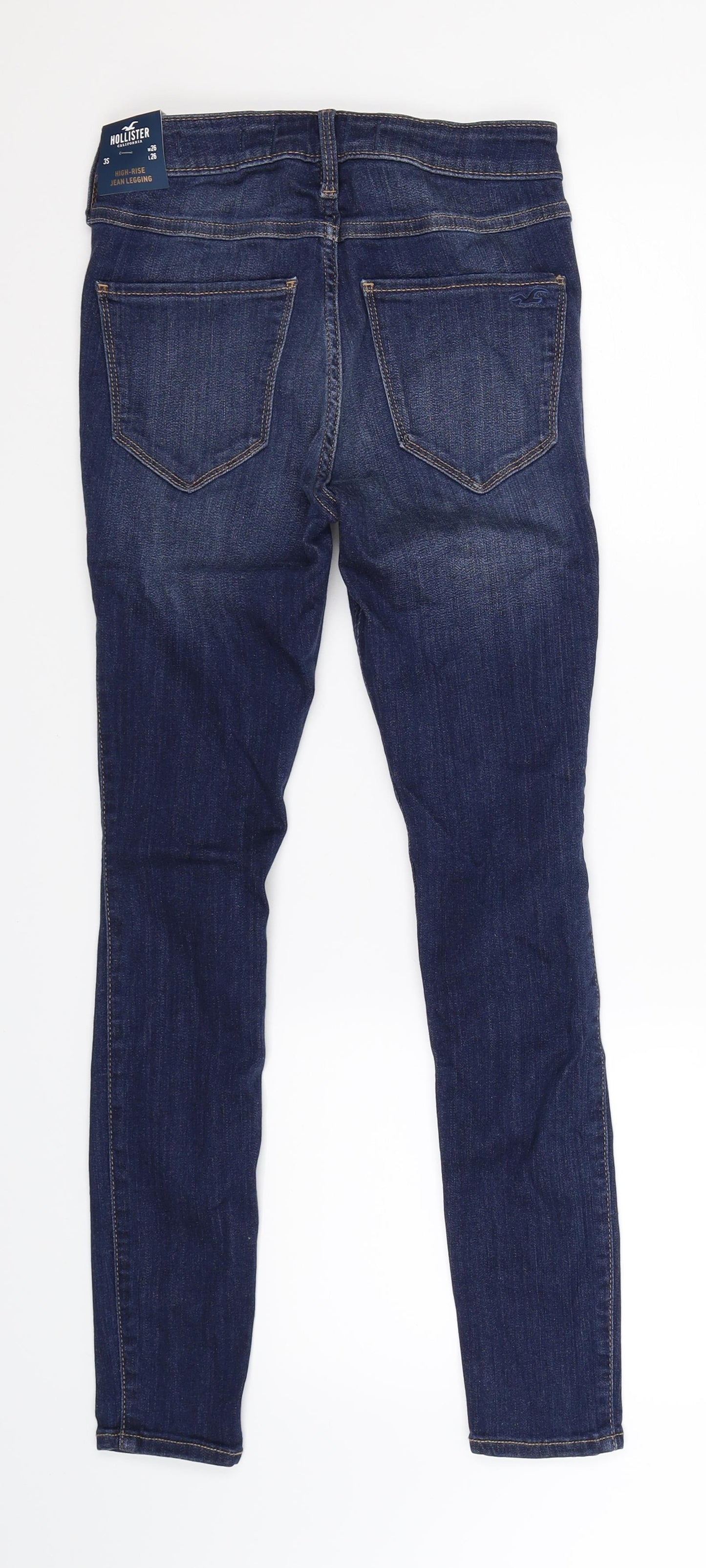 Hollister Womens Blue Denim Jegging Jeans Size 26 in L26 in