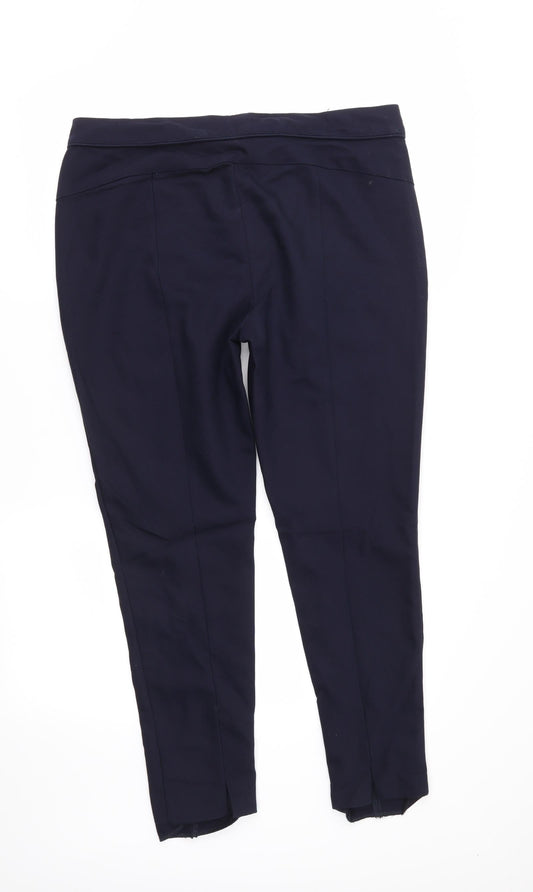 Definitions Womens Blue Trousers Size 12 L26 in