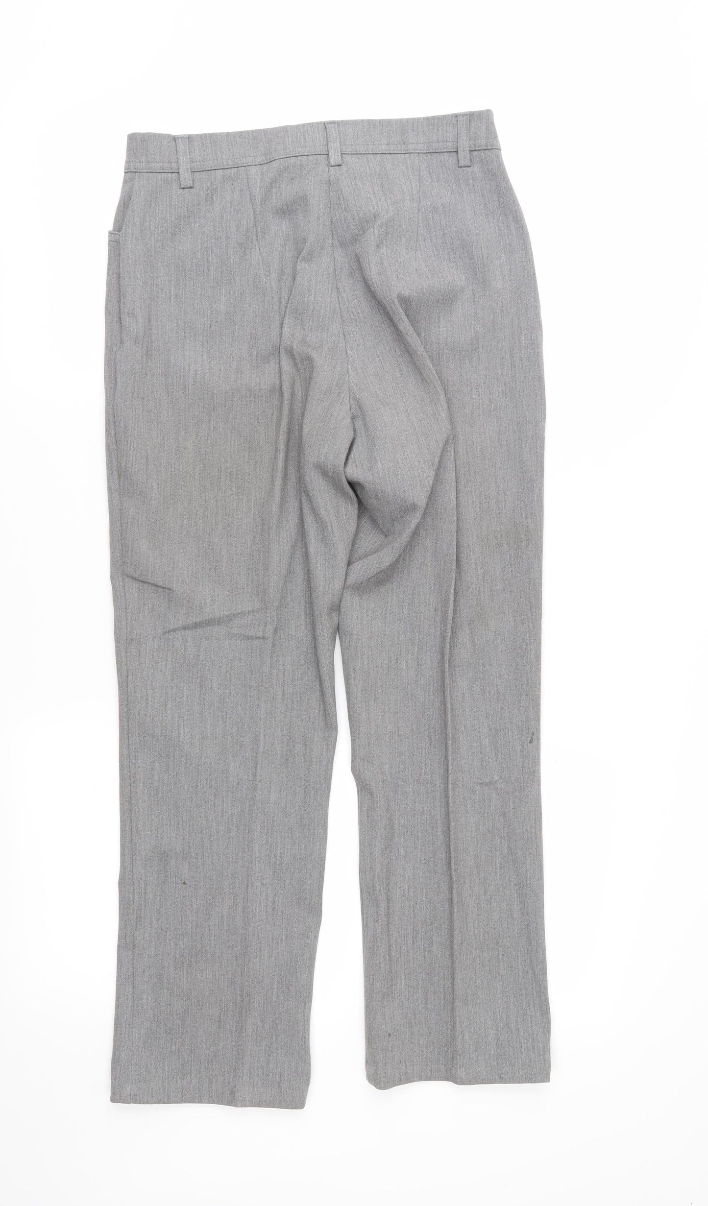 Jane Norman Womens Grey Trousers Size 10 L24.5 in