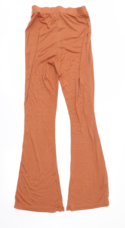 Topshop Womens Brown Sweatpants Trousers Size 10 L32 in