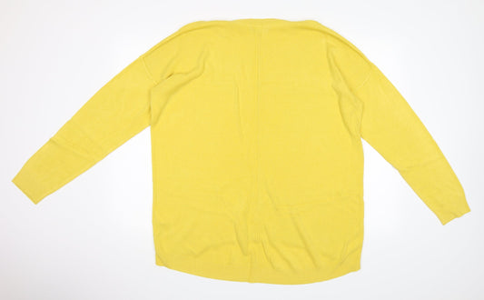 Principles Womens Yellow Pullover Jumper Size 18
