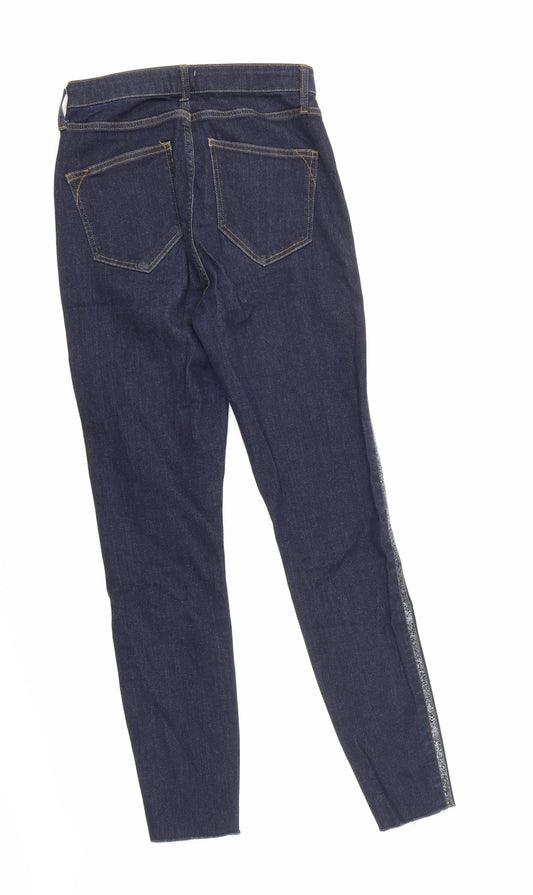 River Island Womens Blue Straight Jeans Size 10 L27 in