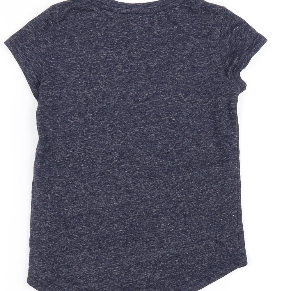 Brand and care label for Next boys’ blue basic t-shirt, size 5, years - batman