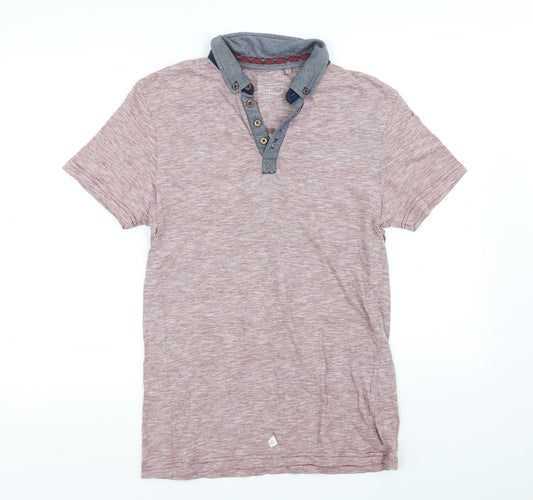 New Look Mens Red Polo Size S