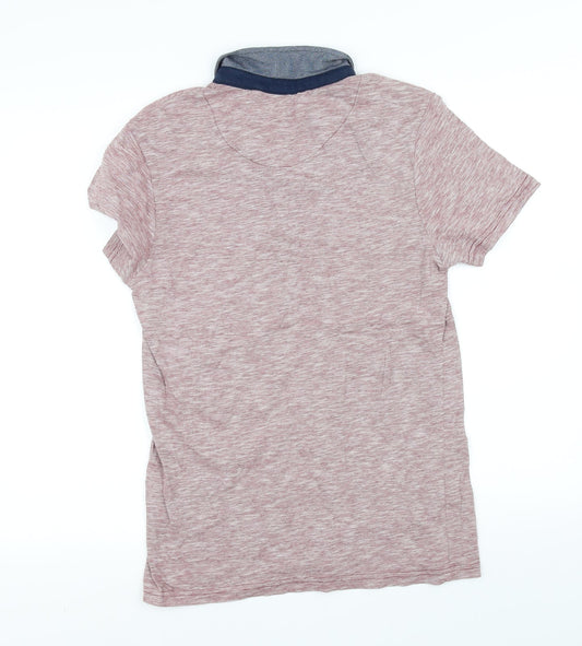 New Look Mens Red Polo Size S