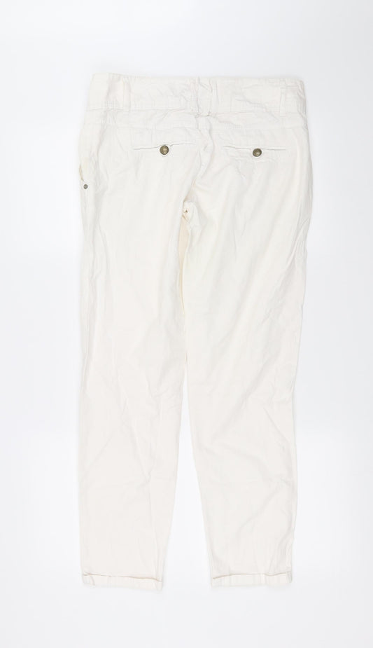 TALLY WEiJL Womens White Straight Jeans Size 10 L30 in