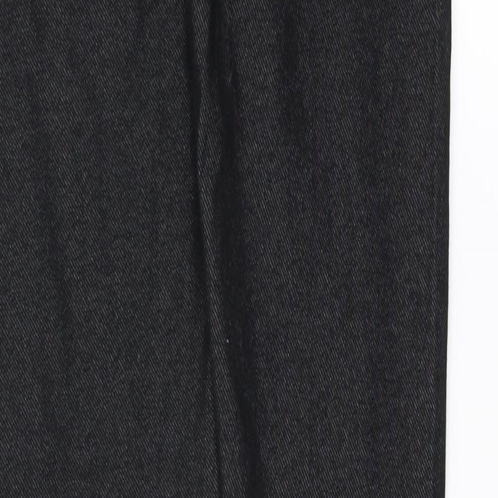 Brand and care label for Select women’s black straight jeans, size UK 8, 29-inch leg