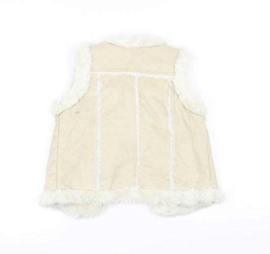 Mother care Girls White Jacket Size 6-7 Years