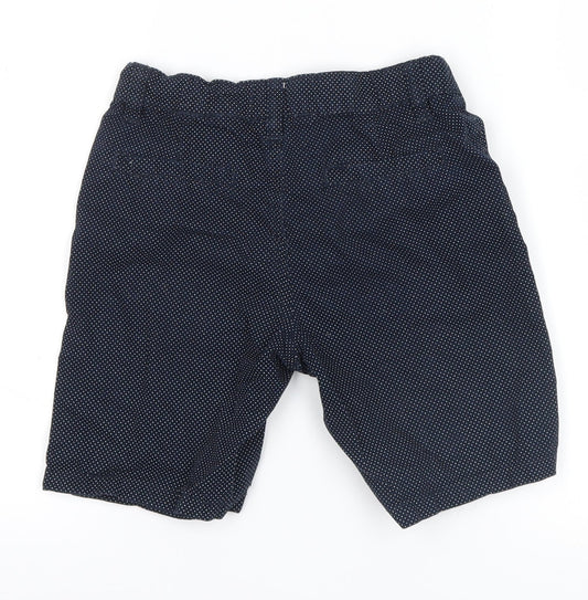 little kids Boys Black Polka Dot Cargo Shorts Size 5-6 Years
