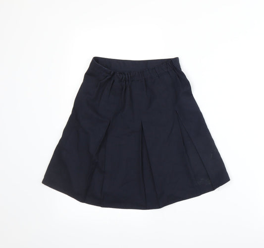 George Girls Blue Pleated Skirt Size 6-7 Years