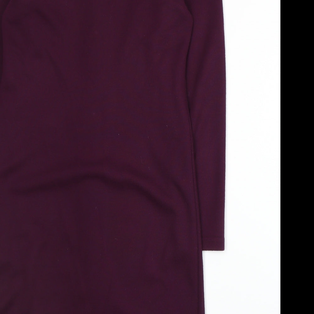 Brand and care label for Berkertex women’s purple jacket, size UK 10