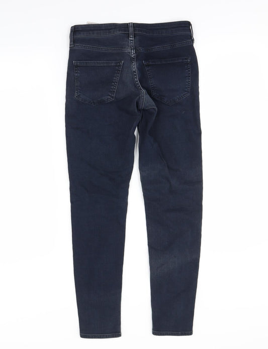 Topshop Womens Blue Skinny Jeans Size 25 in L32 in