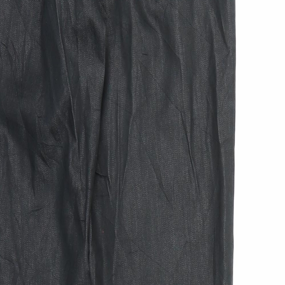 Brand and care label for Jan women’s black trousers, size UK 10, 32-inch leg