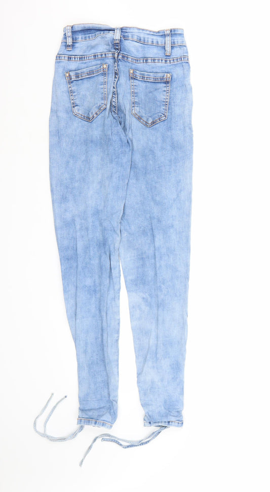 MISS RJ Womens Blue Denim Skinny Jeans Size 8 L28 in