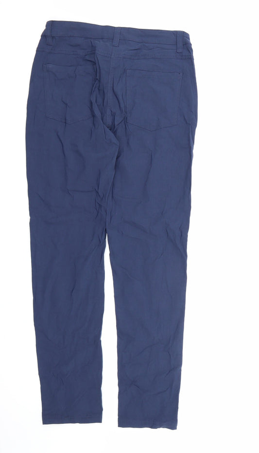 Up Fashion Womens Blue Trousers Size 12 L30 in