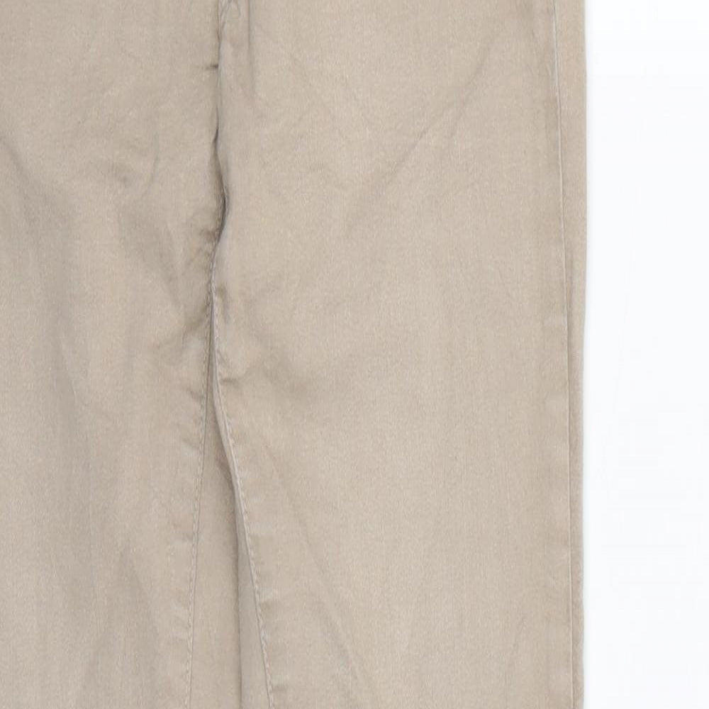 Timeless Mens Brown  Denim Skinny Jeans  L30 in