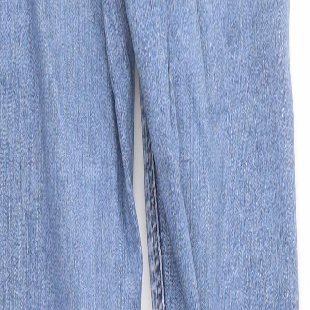 Topshop Womens Blue Denim Skinny Jeans Size 23 in L29 in