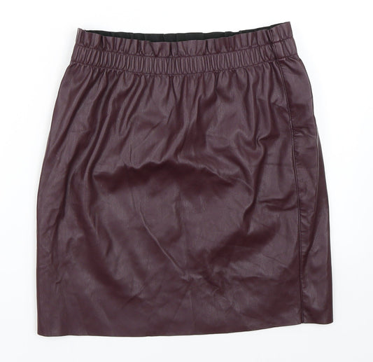 Vera Moda Womens Purple Mini Skirt Size S