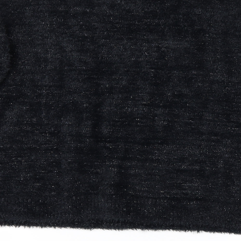 H&M Girls Black Pullover Jumper Size 13-14 Years