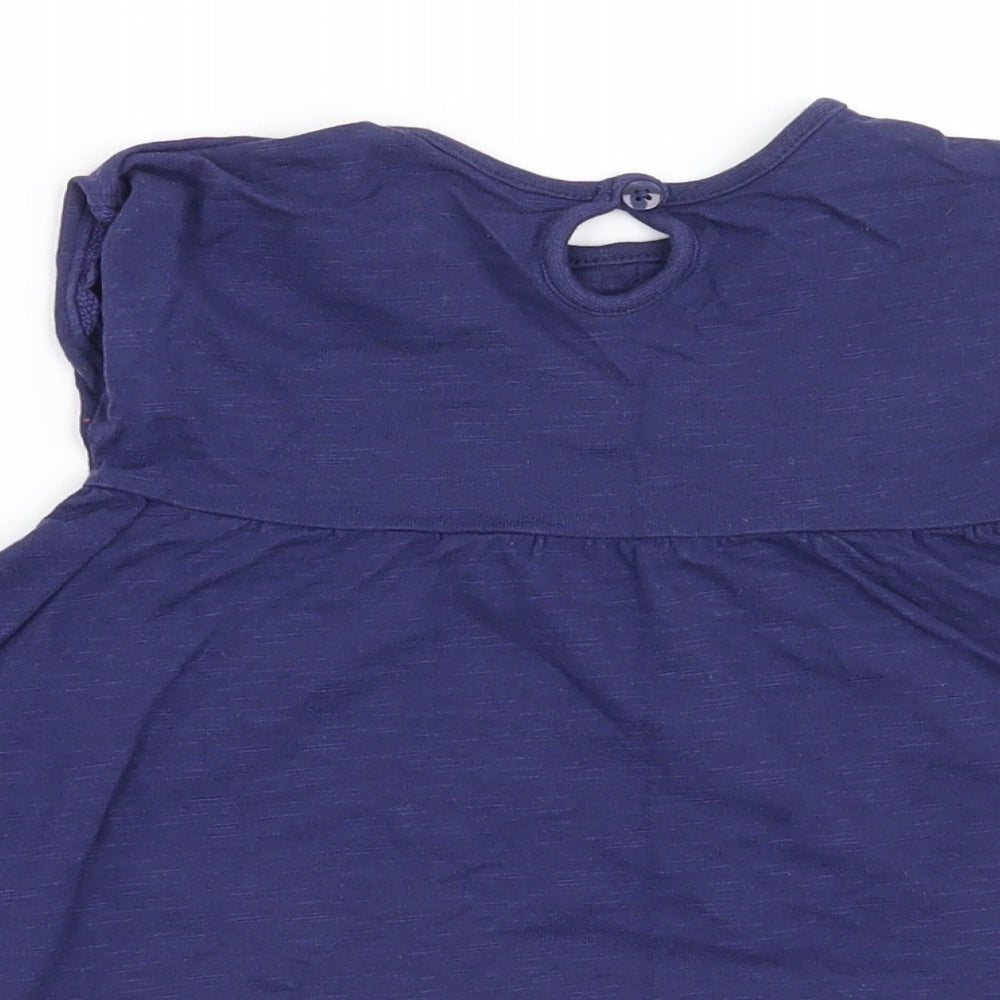 George Girls Blue T-Shirt Dress Size 3-6 Months
