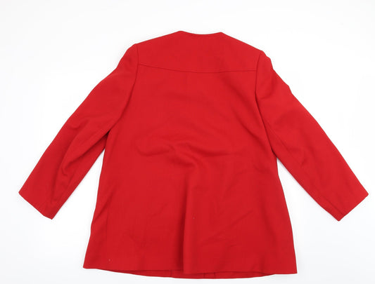 Julius Womens Red Jacket Size 12