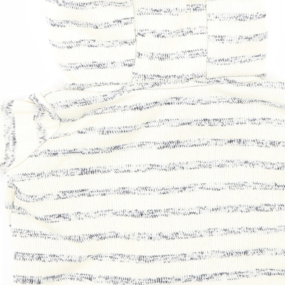 H&M Beige Striped Jacket Size 0-3 Months