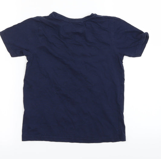 George Boys Blue Basic T-Shirt Size 9-10 Years
