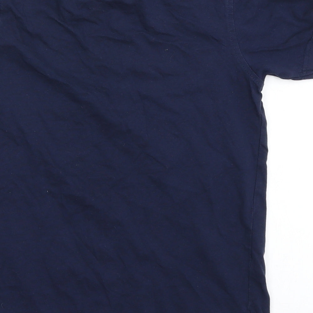 George Boys Blue Basic T-Shirt Size 9-10 Years