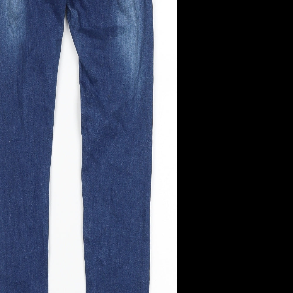 Denim Wise Womens Blue Denim Skinny Jeans Size 6 L27 in