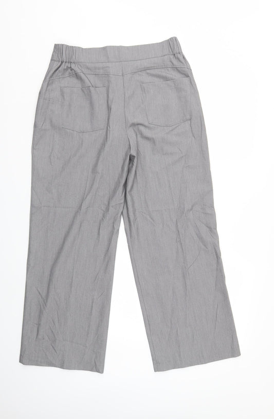 Preworn Womens Grey Trousers Size 32 in L27 in