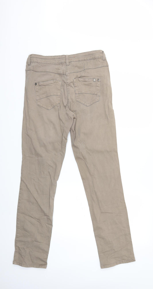 Cecil Mens Brown Denim Straight Jeans Size 31 in L31 in