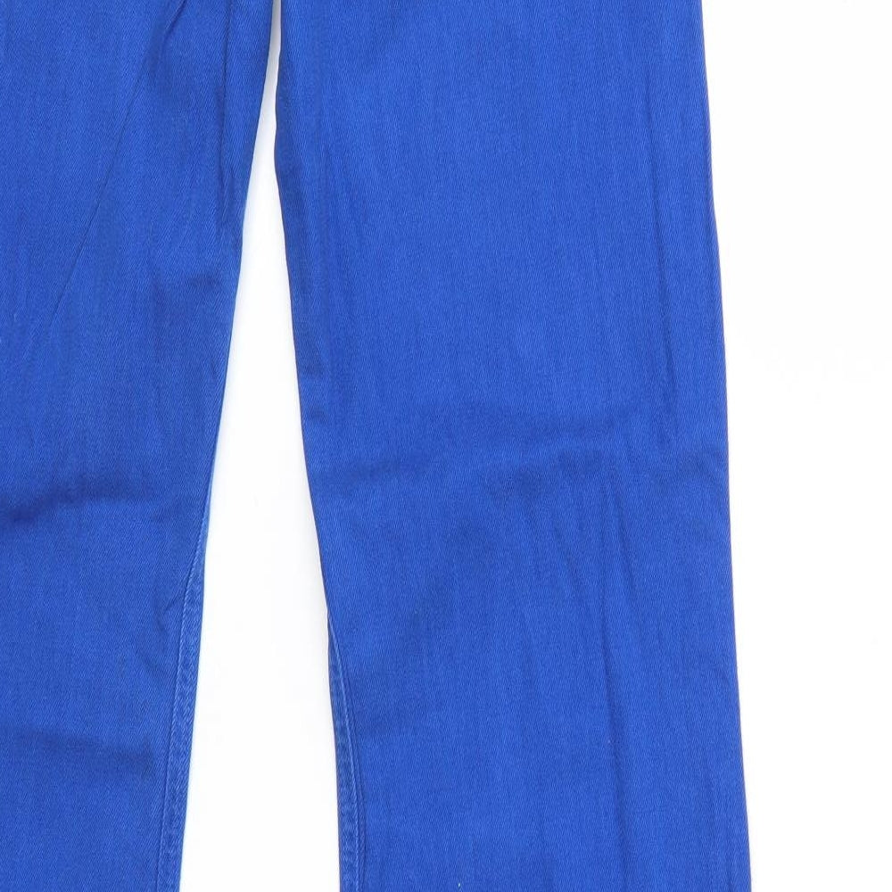 Redoute Womens Black Denim Flared Jeans Size 8 L35 in