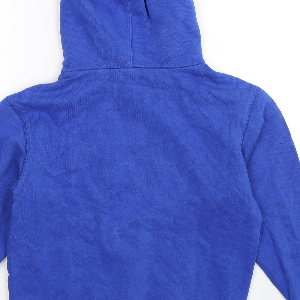 B&C Boys Blue Pullover Hoodie Size 10-11 Years
