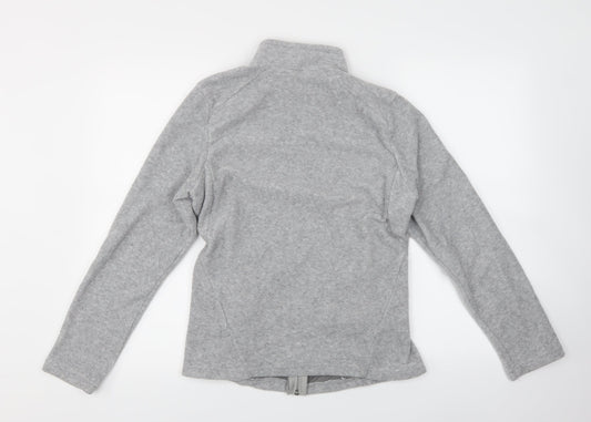 Preworn Womens Grey Full Zip Sweatshirt