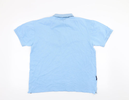 Tree & Crown Mens Blue Polo Size M