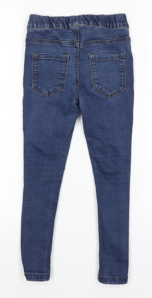 V by Very Girls Blue Jegging Jeans Size 7 Years