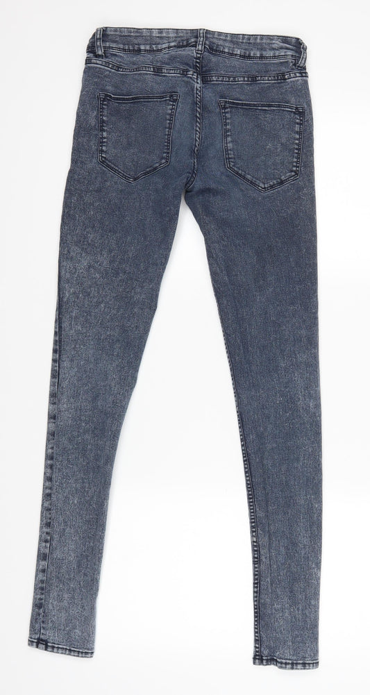 Divided Womens Black Skinny Jeans Size 6 L28 in