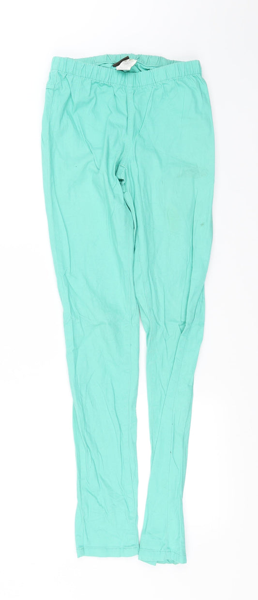 Pieces Womens Green Straight Jeans Size M L28 in