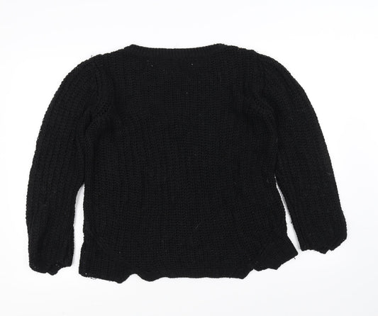 H&M Womens Black Pullover Jumper Size S