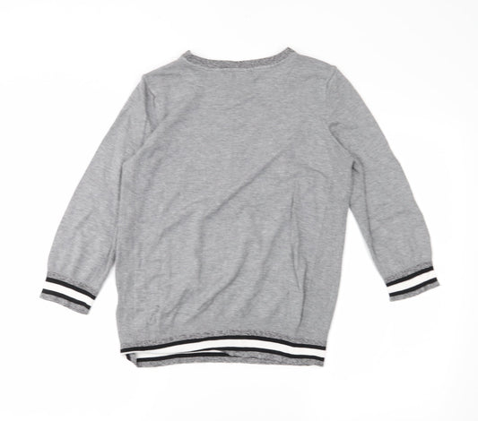 The Collection Womens Grey Pullover Jumper Size 16