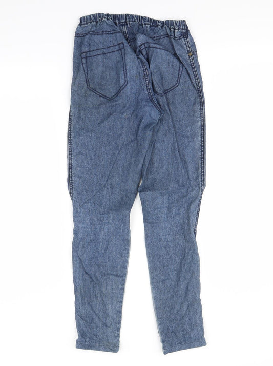 Moto Womens Blue Straight Jeans Size 10 L27 in