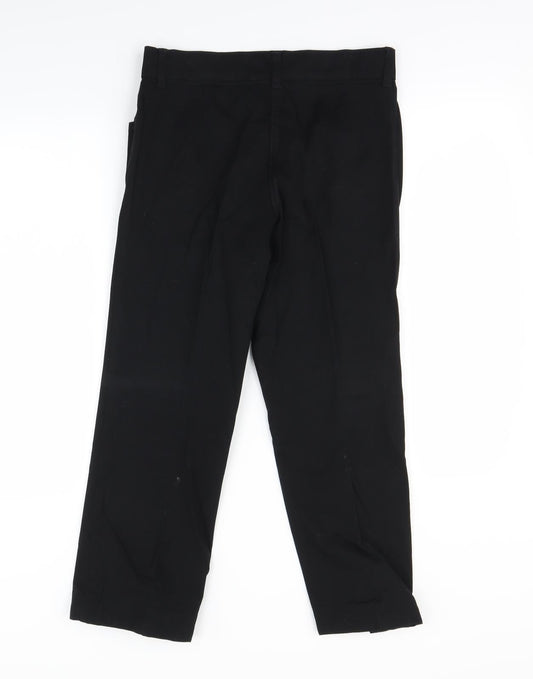 m&s Womens Black Dress Pants Trousers Size 10 L25 in