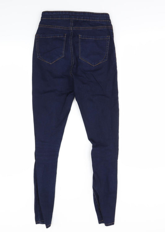 denim&co Womens Blue Skinny Jeans Size 8 L28 in