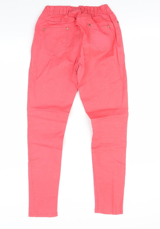 ESMARA Womens Pink Skinny Jeans Size 10 L27 in