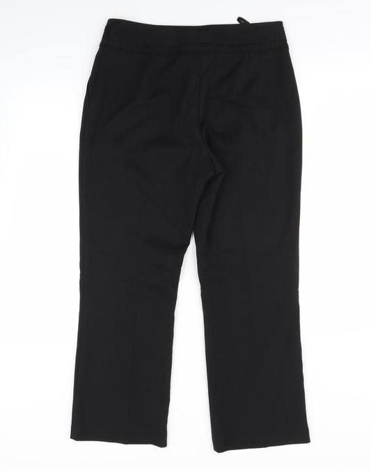 bm Collection Womens Black Dress Pants Trousers Size 10 L28 in
