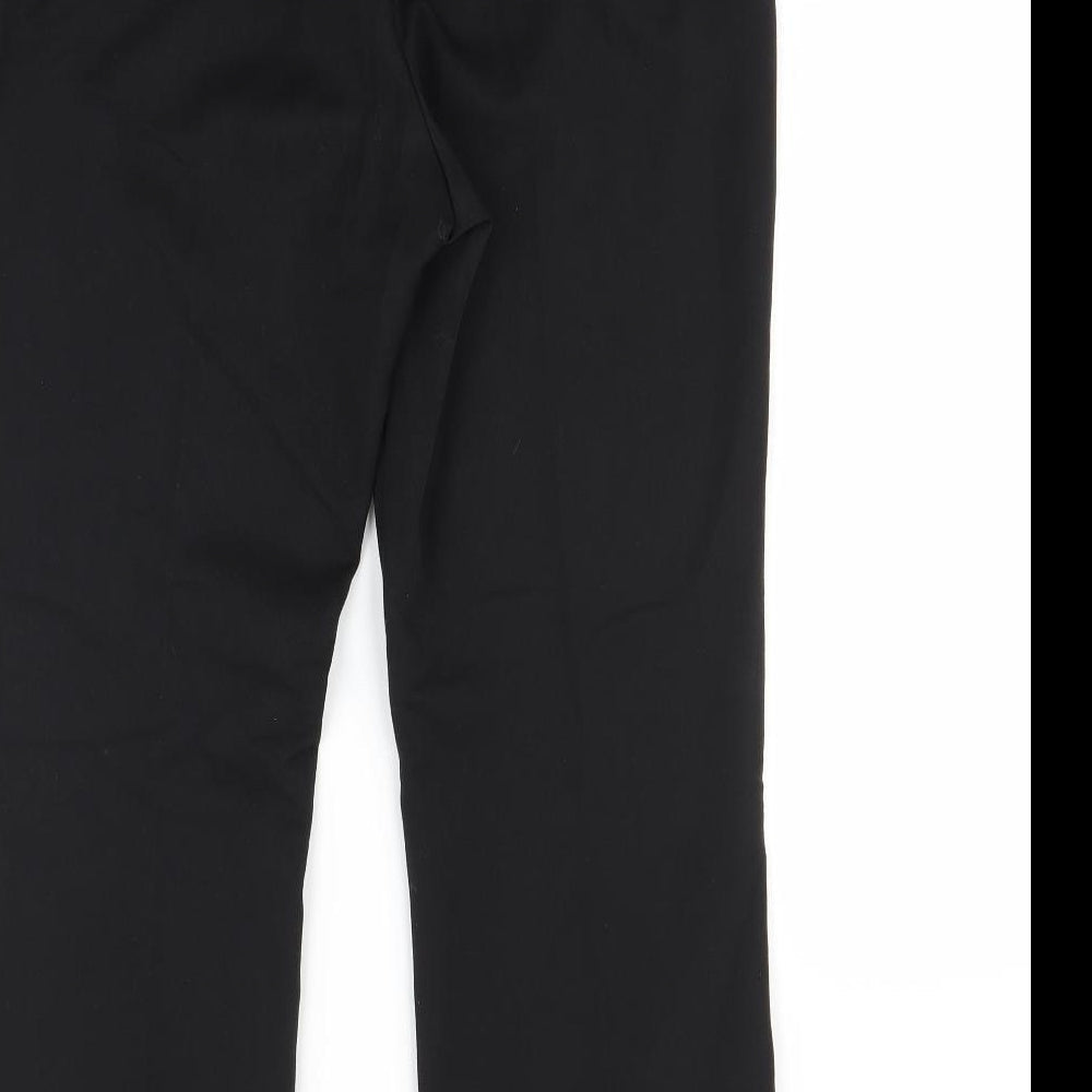 bm Collection Womens Black Dress Pants Trousers Size 10 L28 in