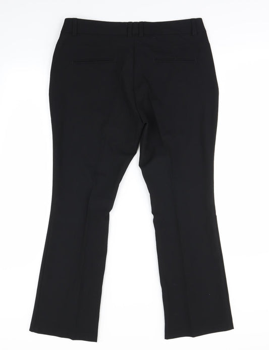 NEXT Womens Black Dress Pants Trousers Size 12 L28 in
