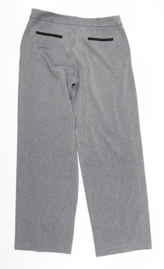 Next Womens Grey Dress Pants Trousers Size 12 L27 in