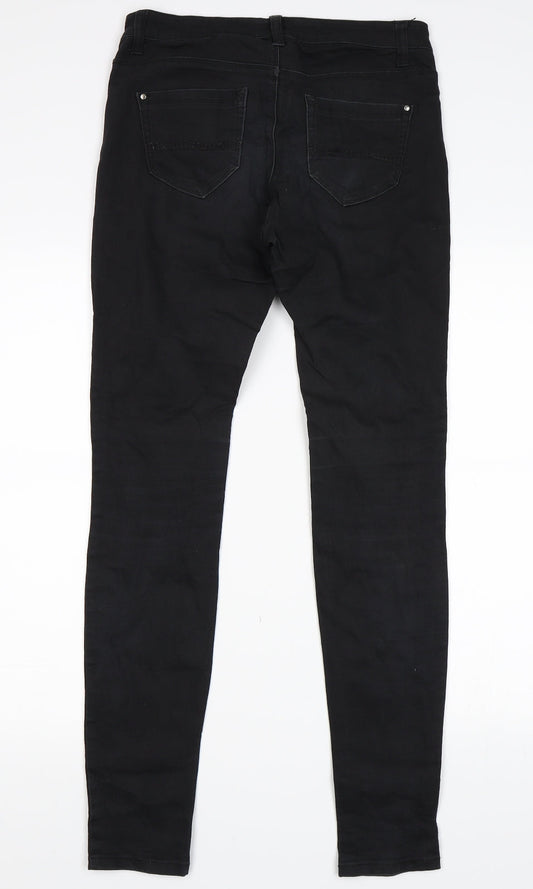 Yessica Womens Black Skinny Jeans Size 30 in L32 in