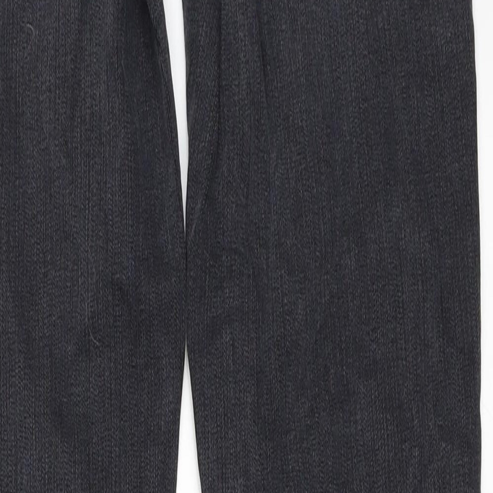 Preworn Womens Black Straight Jeans Size 30 in L31 in